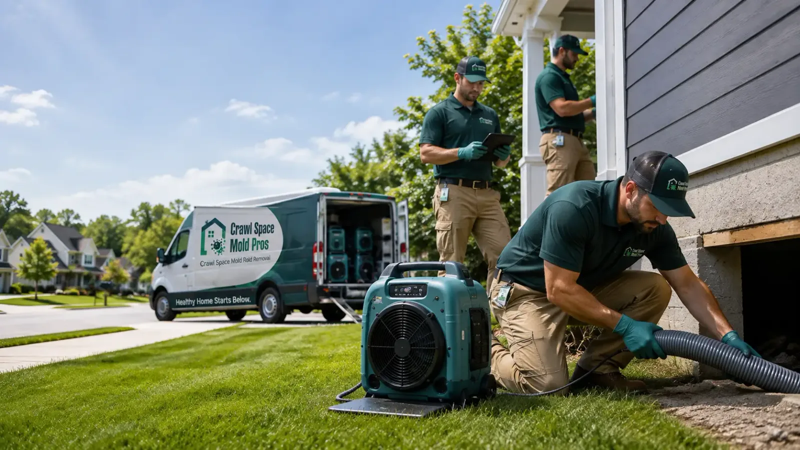 Crawl Space Mold Removal in Craigville, IN